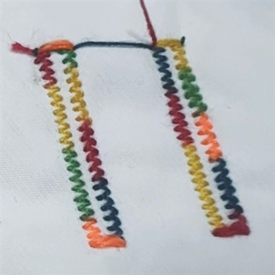 Máquina de coser doméstica multifunción-con función de ojal de cuatro-pasos