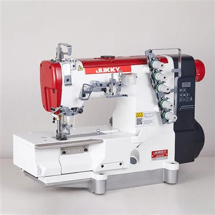 Máquina de coser industrial con enclavamiento de accionamiento directo