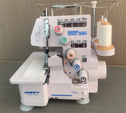 Mini máquina de coser Overlock de 5 hilos